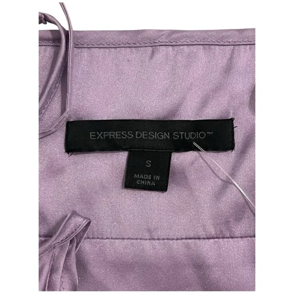 Express Lavender Silk Camisole - Picture 3 of 5